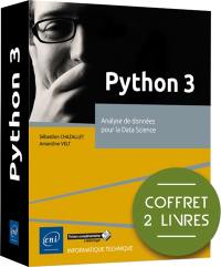 Python 3 : analyse de données pour la data science : coffret 2 livres