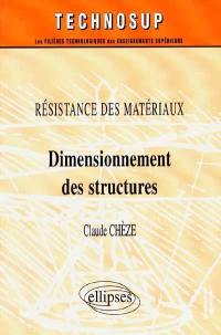 Dimensionnement des structures : résistance des matériaux : IUT, BTS, IUP