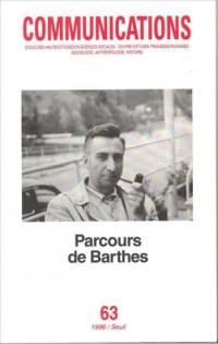 Communications, n° 63. Parcours de Barthes
