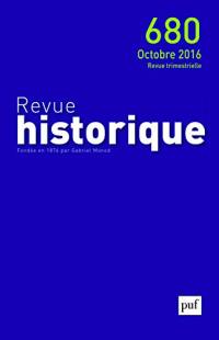 Revue historique, n° 680