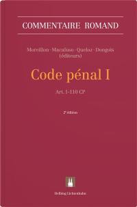 Code pénal : commentaire romand. Vol. 1. Art. 1-110 CP