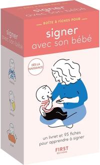 Signer avec son bébé : un livret et 95 fiches pour apprendre à signer