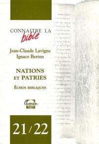 Nations et patries : échos bibliques