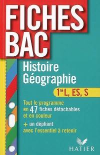 Histoire géographie 1re L, ES, S