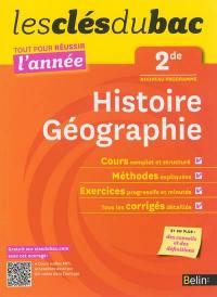 Histoire géographie 2de : nouveau programme