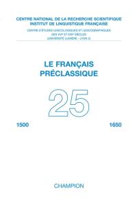 Français préclassique (Le), n° 25. Les italianismes en français préclassique