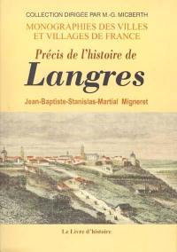 Précis de l'histoire de Langres