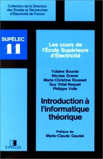 Introduction à l'informatique théorique