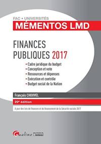 Finances publiques 2017 : cadre juridique du budget, conception et vote, ressources et dépenses, exécution et contrôle, budget social de la nation