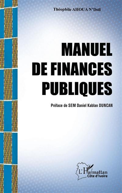 Manuel de finances publiques
