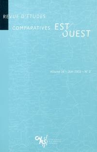 Revue d'études comparatives Est-Ouest, n° 2 (2003)