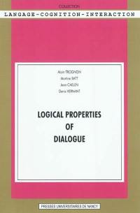 Logical properties of dialogue