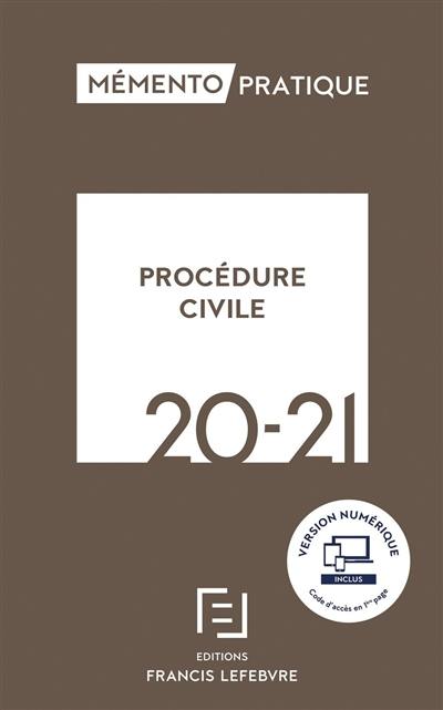 Procédure civile : 2020-2021