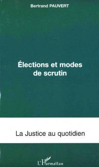 Elections et modes de scrutin