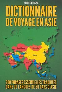 Dictionnaire de voyage en Asie