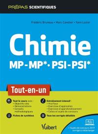 Chimie MP, MP*, PSI, PSI* : tout-en-un