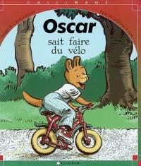 Oscar sait faire du vélo