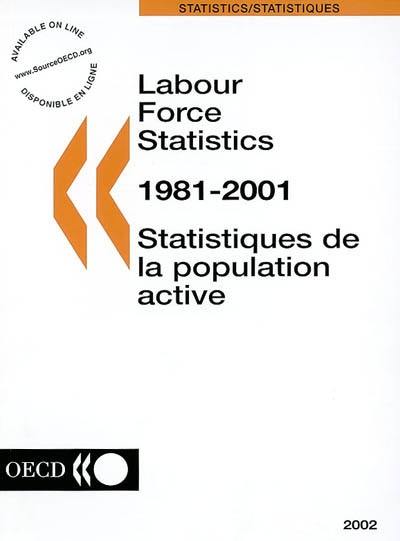 Labour force statistics : 1981-2001. Statistiques de la population active : 1981-2001