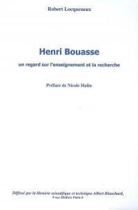 Henri Bouasse : un regard sur l'enseignement et la recherche