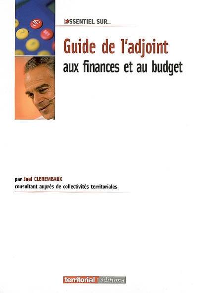 Guide de l'adjoint aux finances et au budget