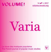 Volume !, n° 14-1. Varia