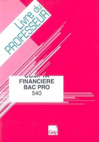 Compta financière bac pro : livre du professeur