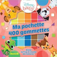 Disney baby : ma pochette 400 gommettes : les animaux