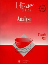 Analyse PCSI, 1re année