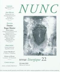 Nunc, n° 22. Roger Munier