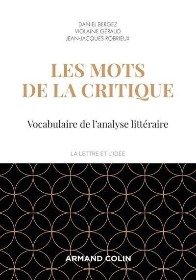 Les mots de la critique : vocabulaire de l'analyse littéraire