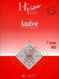 Analyse MPSI, 1re année