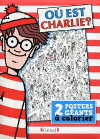 Où est Charlie ? : 2 posters géants à colorier