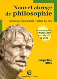 Nouvel abrégé de philosophie : nouveaux programmes, séries ES et S