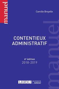Contentieux administratif : 2018-2019