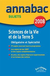 Sciences de la vie et de la Terre S : obligatoire et spécialité