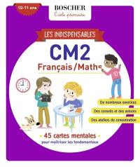 Les indispensables CE2, 7-8 ans : français-maths : 30 cartes