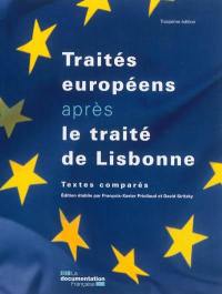Traités européens après le traité de Lisbonne : textes comparés