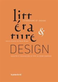 Littérature et design : visualités et visualisations du texte en régime numérique