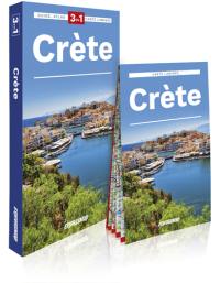 Crète : 3 en 1 : guide, atlas, carte laminée