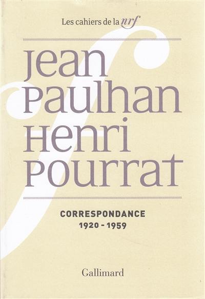 Correspondance : 1920-1959