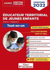 Educateur territorial de jeunes enfants : externe, catégorie A : tout-en-un, concours 2022