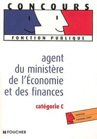 Agent du Ministère de l'économie et des finances : catégorie C