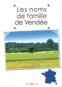 Les noms de famille de Vendée