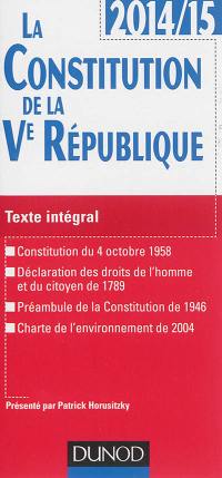 La Constitution de la Ve République : texte intégral