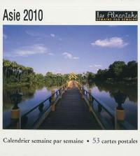 Asie 2010 : calendrier semaine par semaine : 53 cartes postales