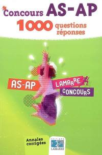 Concours AS-AP : 1.000 questions-réponses