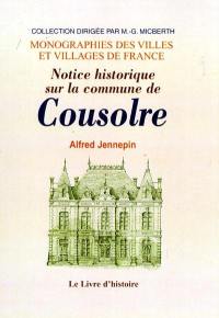 Notice historique sur la commune de Cousolre