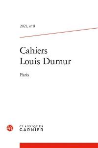 Cahiers Louis Dumur, n° 8. Paris