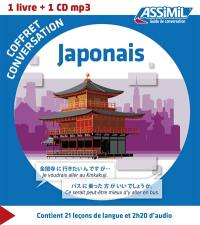 Coffret conversation japonais : 1 livre + 1 CD MP3