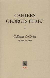 Cahiers Georges Perec, n° 1